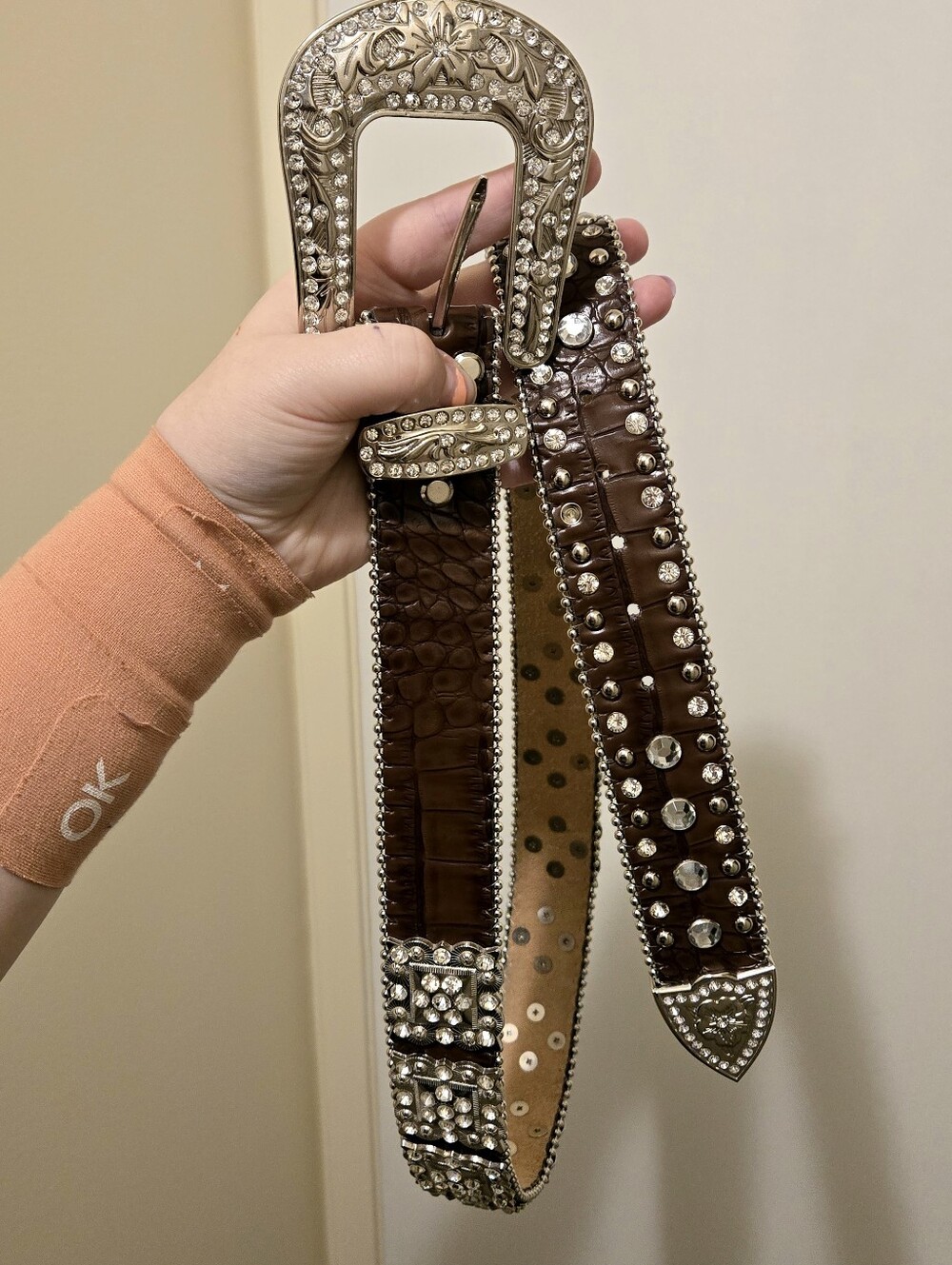 Womens Nocona Bling Belt